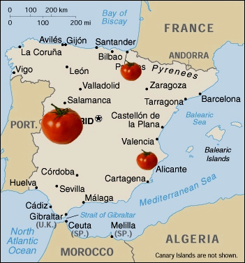 Producción Tomate España