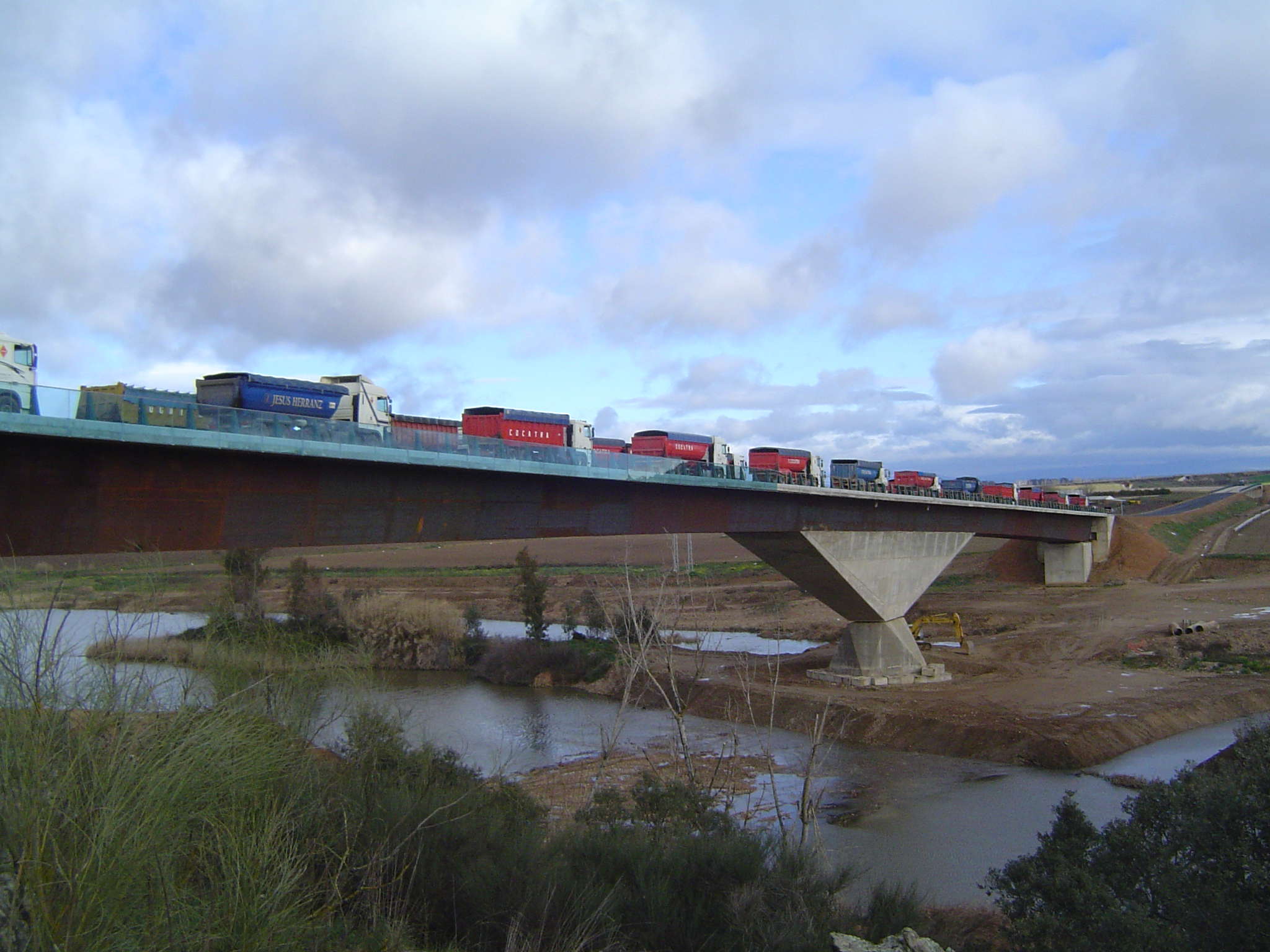 Bridge over river "Guadiana"