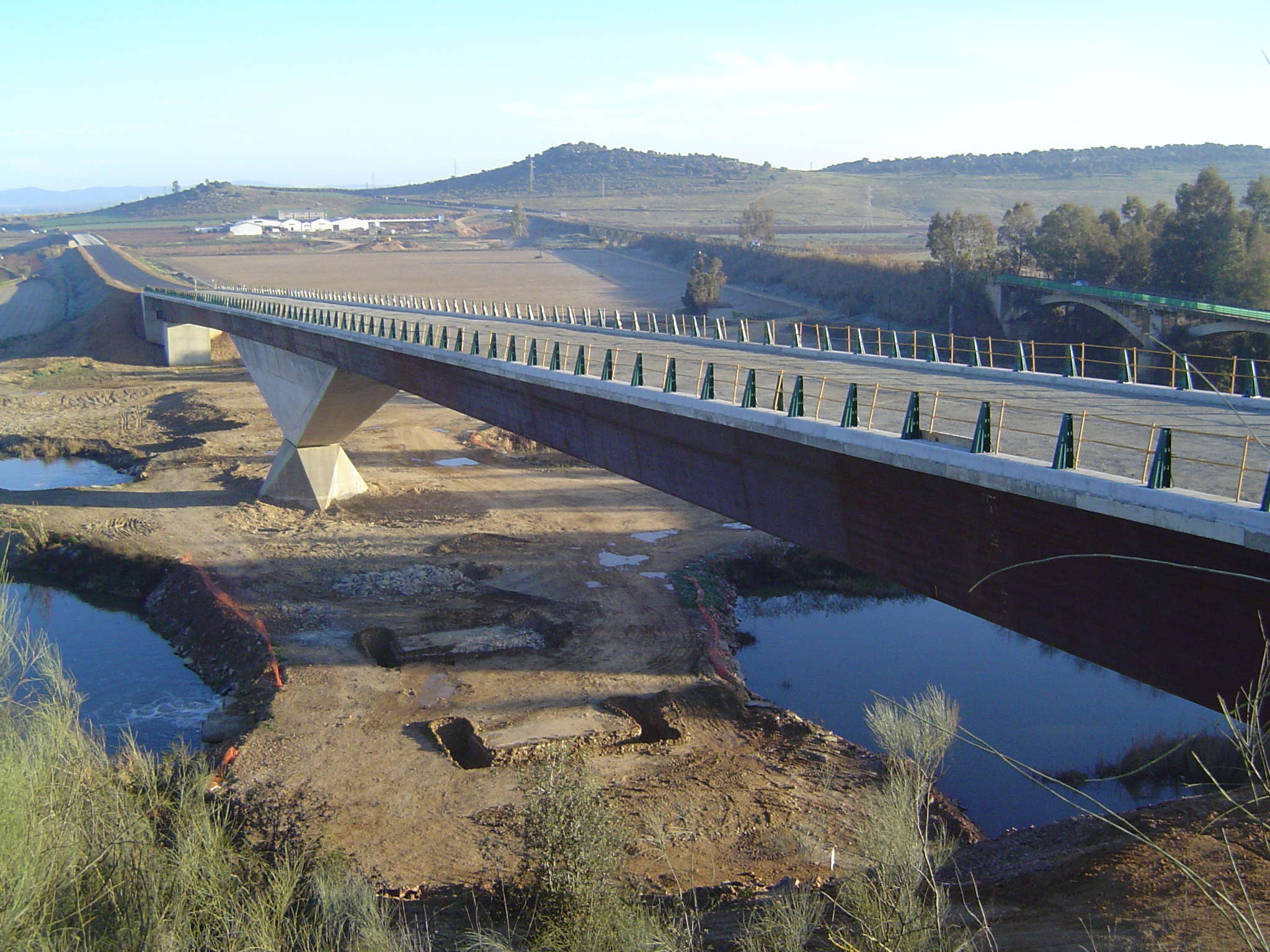 Bridge over river "Guadiana"